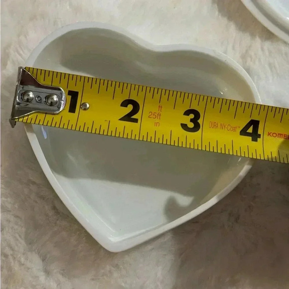 Vintage Precious Moments Heart Trinket Box Jewelry Holder - Picture 7 of 11